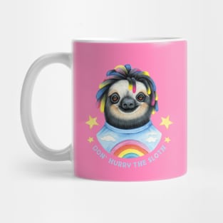 Watercolor Don Hurry the sloth Mug